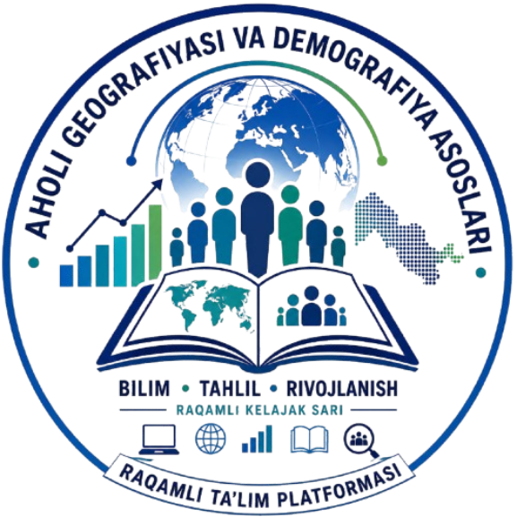 Aholi geografiyasi va demografiya asoslari logo